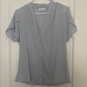 Calvin Klein Soft Gray Women's Blouse
